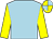 Light blue, yellow sleeves, yellow and light blue quartered cap (Great Friends Stable, Llc, Bambauer, Bob, Bambauer, Sheila, Bruno, Art, Bruno, Jon, Friedman, Phil, Hansen, Jon, King, James S And Linderman, Alan)