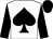 White, black spade, black sleeves, black cap (Doubledown Stables, Inc)
