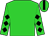 Lime green, black diamonds on sleeves, black stripe on lime green cap (Brown, Jr , Edward J , Klein, Alan And Lebherz, Phillip)