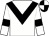 White, black chevron, black armlets on sleeves, black and white quartered cap (Warren, Benjamin C And Sally)