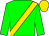 Green, gold sash, gold cap (Grandview Equine, Cheyenne Stables, Llc And Lnj Foxwoods)
